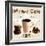 Intense coffee-Galith Sultan-Framed Art Print