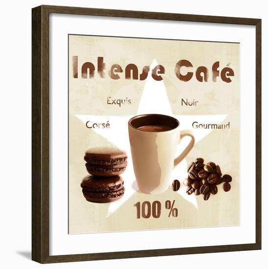 Intense coffee-Galith Sultan-Framed Art Print