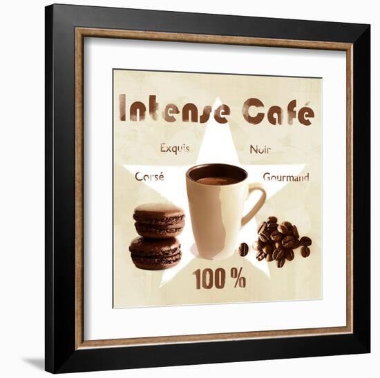 Intense coffee-Galith Sultan-Framed Art Print