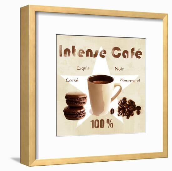 Intense coffee-Galith Sultan-Framed Art Print