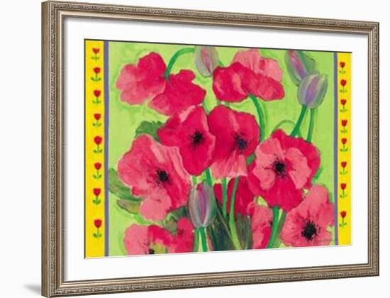 Intensiv Mohn-I^ Matthaus-Framed Art Print