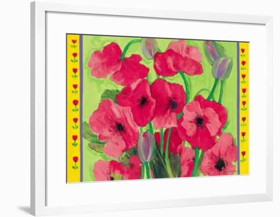 Intensiv Mohn-I^ Matthaus-Framed Art Print