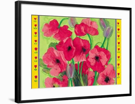 Intensiv Mohn-I^ Matthaus-Framed Art Print