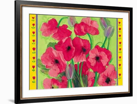 Intensiv Mohn-I^ Matthaus-Framed Art Print