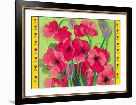 Intensiv Mohn-I^ Matthaus-Framed Art Print