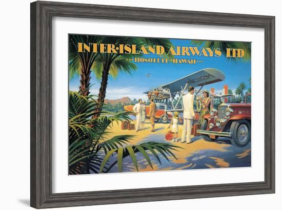 Inter-Island Airways-Kerne Erickson-Framed Art Print