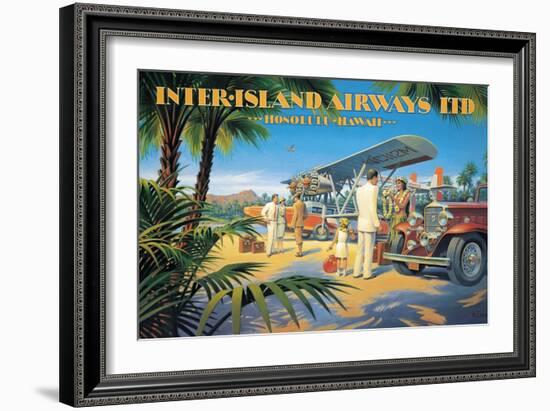 Inter-Island Airways-Kerne Erickson-Framed Art Print