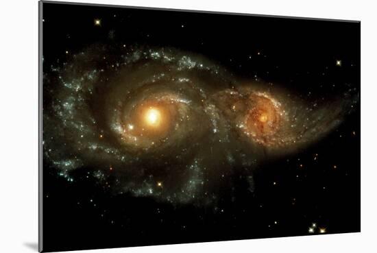 Interacting Galaxies-null-Mounted Photographic Print