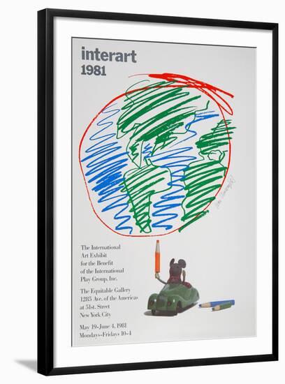 Interart '81 - Equitable Gallery-Ivan Chermayeff-Framed Collectable Print