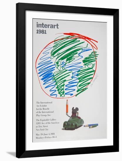 Interart '81 - Equitable Gallery-Ivan Chermayeff-Framed Collectable Print