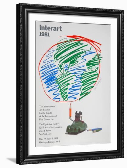 Interart '81 - Equitable Gallery-Ivan Chermayeff-Framed Collectable Print