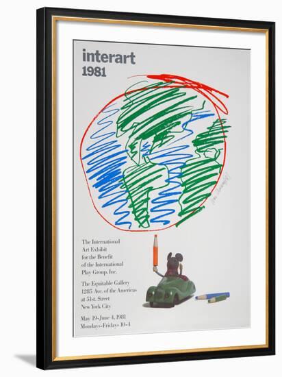 Interart '81 - Equitable Gallery-Ivan Chermayeff-Framed Collectable Print