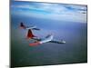 Intercontinental B-36 Bomber Flying over Texas Flatlands-Loomis Dean-Mounted Photographic Print