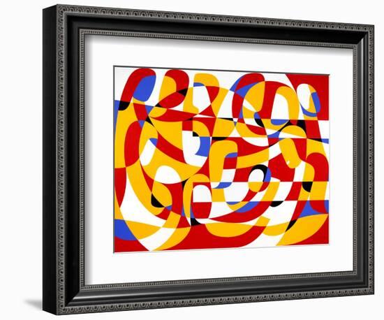 Interdependence, 1991 (Acrylic on Board)-Ron Waddams-Framed Giclee Print