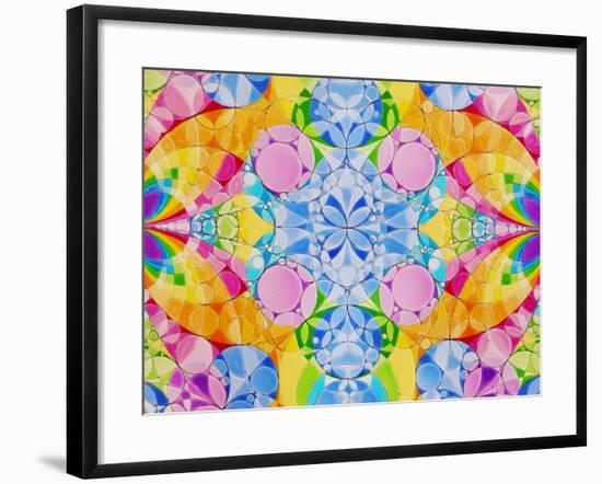 Interdimensional Quantum Energy Rainbow-FlyingRainbowLasagne-Framed Photographic Print