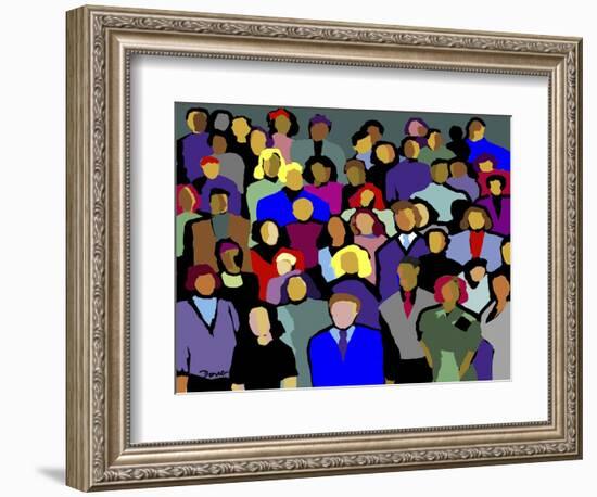 Interested People-Diana Ong-Framed Giclee Print