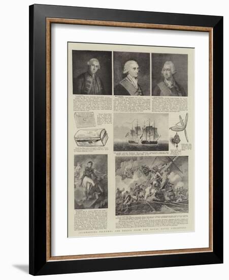 Interesting Pictures and Relics from the Royal Naval Exhibition-Sir Joshua Reynolds-Framed Giclee Print