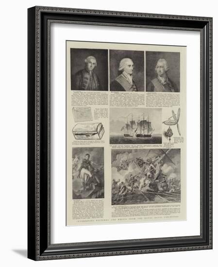 Interesting Pictures and Relics from the Royal Naval Exhibition-Sir Joshua Reynolds-Framed Giclee Print