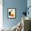 Interference-Jazzberry Blue-Framed Giclee Print displayed on a wall