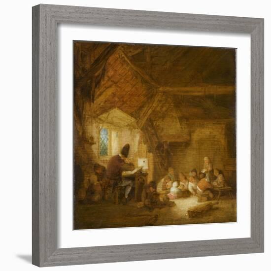 Intérieur d'école-Adrien Van Ostade-Framed Giclee Print