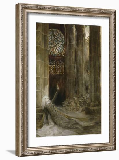 Intérieur de cathédrale-Georges Antoine Rochegrosse-Framed Giclee Print