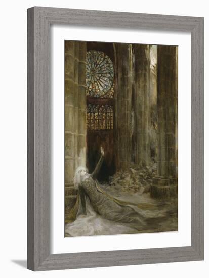 Intérieur de cathédrale-Georges Antoine Rochegrosse-Framed Giclee Print