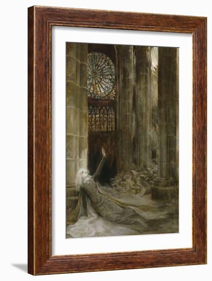 Intérieur de cathédrale-Georges Antoine Rochegrosse-Framed Giclee Print