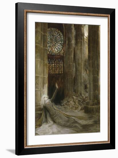 Intérieur de cathédrale-Georges Antoine Rochegrosse-Framed Giclee Print