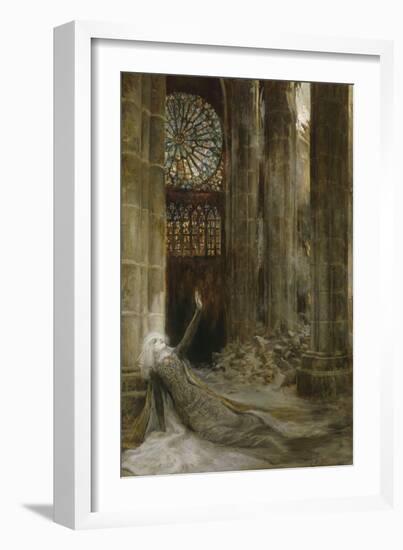 Intérieur de cathédrale-Georges Antoine Rochegrosse-Framed Giclee Print