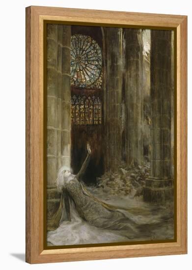 Intérieur de cathédrale-Georges Antoine Rochegrosse-Framed Premier Image Canvas