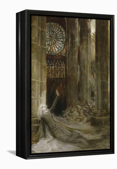 Intérieur de cathédrale-Georges Antoine Rochegrosse-Framed Premier Image Canvas