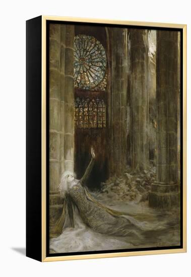 Intérieur de cathédrale-Georges Antoine Rochegrosse-Framed Premier Image Canvas