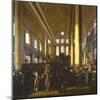 Interieur De La Synagogue Portugaise a Amsterdam - Interior of the Portuguese Synagogue in Amsterda-Emanuel de Witte-Mounted Giclee Print