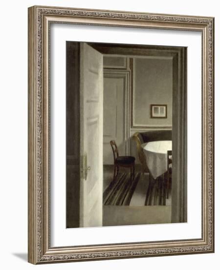 Intérieur, Strandgade,30-Vilhelm Hammershoi-Framed Giclee Print