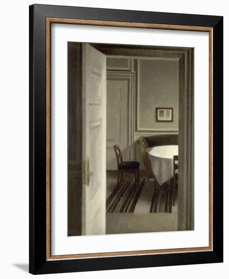 Intérieur, Strandgade,30-Vilhelm Hammershoi-Framed Giclee Print