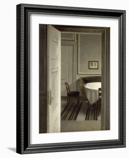 Intérieur, Strandgade,30-Vilhelm Hammershoi-Framed Giclee Print