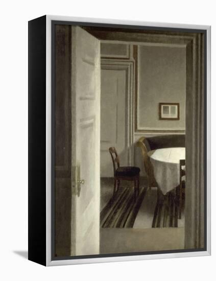 Intérieur, Strandgade,30-Vilhelm Hammershoi-Framed Premier Image Canvas