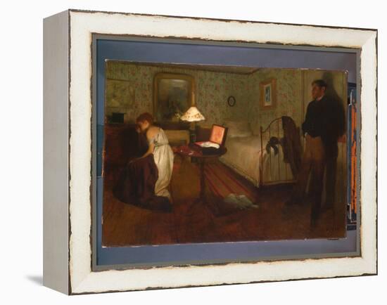 Interior, 1868-69 (Oil on Canvas)-Edgar Degas-Framed Premier Image Canvas