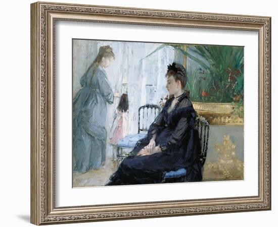 Interior, 1872-Berthe Morisot-Framed Giclee Print