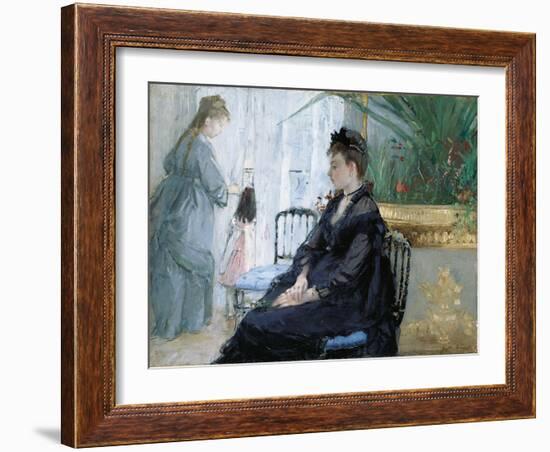 Interior, 1872-Berthe Morisot-Framed Giclee Print