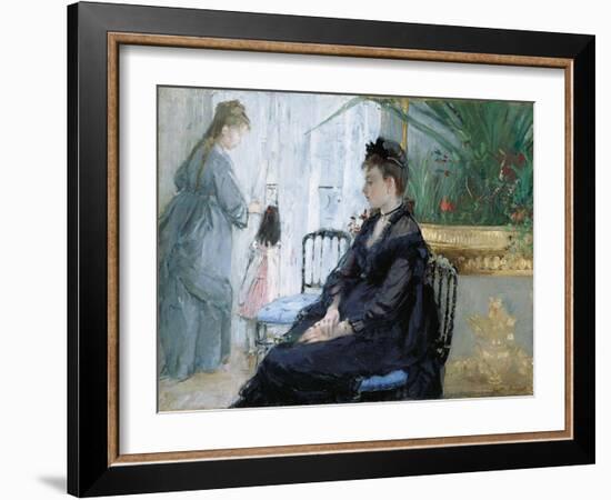 Interior, 1872-Berthe Morisot-Framed Giclee Print