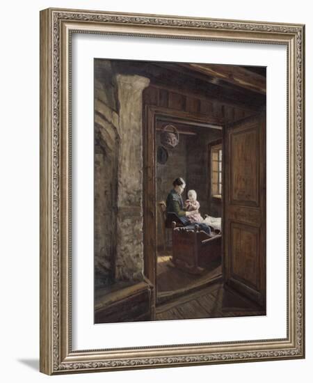 Interior, 1896-Bruno Andreas Liljefors-Framed Giclee Print