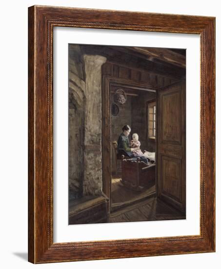 Interior, 1896-Bruno Andreas Liljefors-Framed Giclee Print