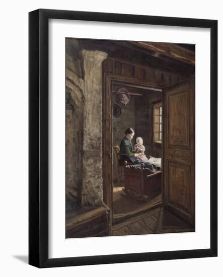 Interior, 1896-Bruno Andreas Liljefors-Framed Giclee Print