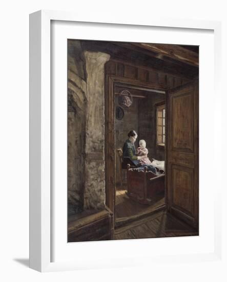 Interior, 1896-Bruno Andreas Liljefors-Framed Giclee Print