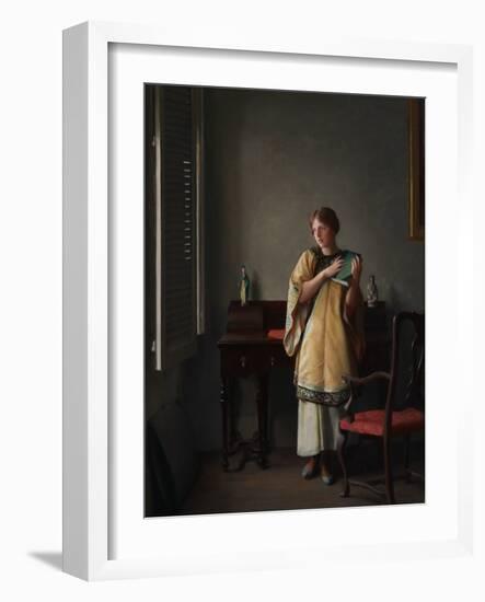 Interior, 1910-17 (Oil on Canvas)-William McGregor Paxton-Framed Giclee Print