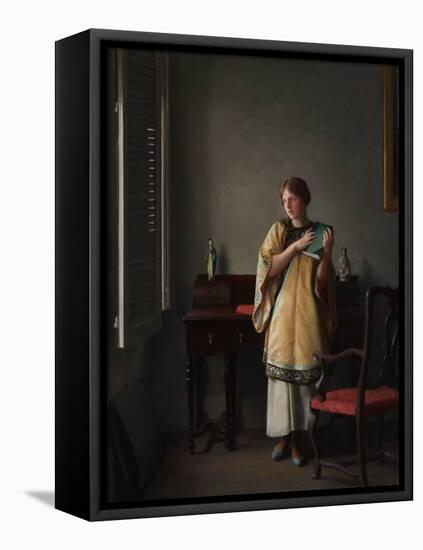 Interior, 1910-17 (Oil on Canvas)-William McGregor Paxton-Framed Premier Image Canvas