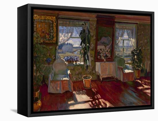 Interior, 1917-Stanislav Yulianovich Zhukovsky-Framed Premier Image Canvas