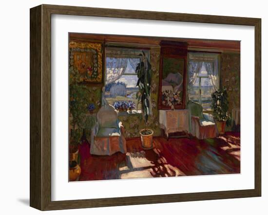 Interior, 1917-Stanislav Yulianovich Zhukovsky-Framed Giclee Print