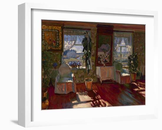 Interior, 1917-Stanislav Yulianovich Zhukovsky-Framed Giclee Print